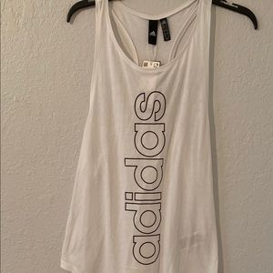 Adidas Logo racerback Tank NWT
